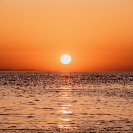 Villa Ios Stylish House Panoramic Sea And Sunset View Exterior foto