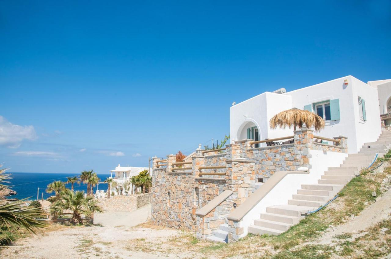 Villa Ios Stylish House Panoramic Sea And Sunset View Exterior foto